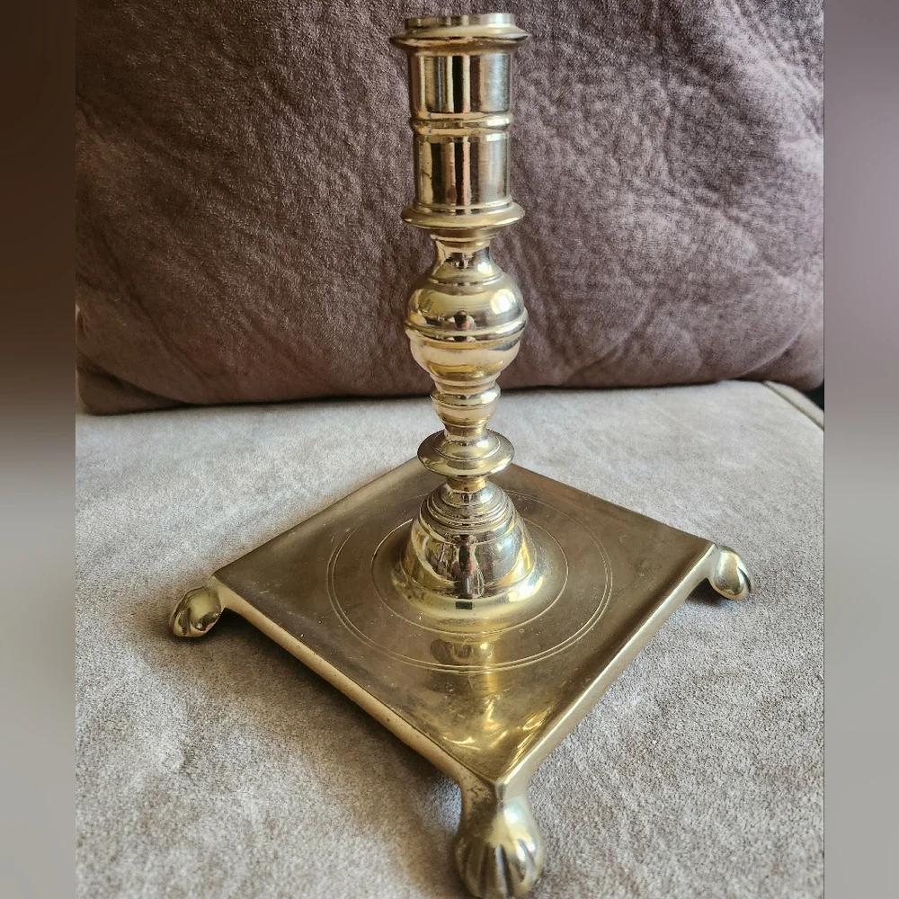 VTG Brass Candle Holder